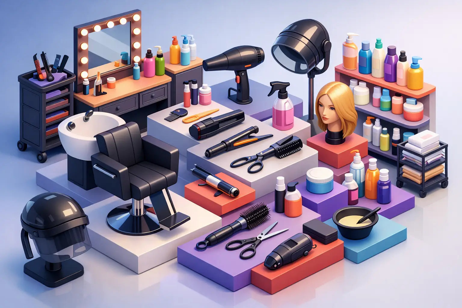 Vse za frizerski salon na enem mestu