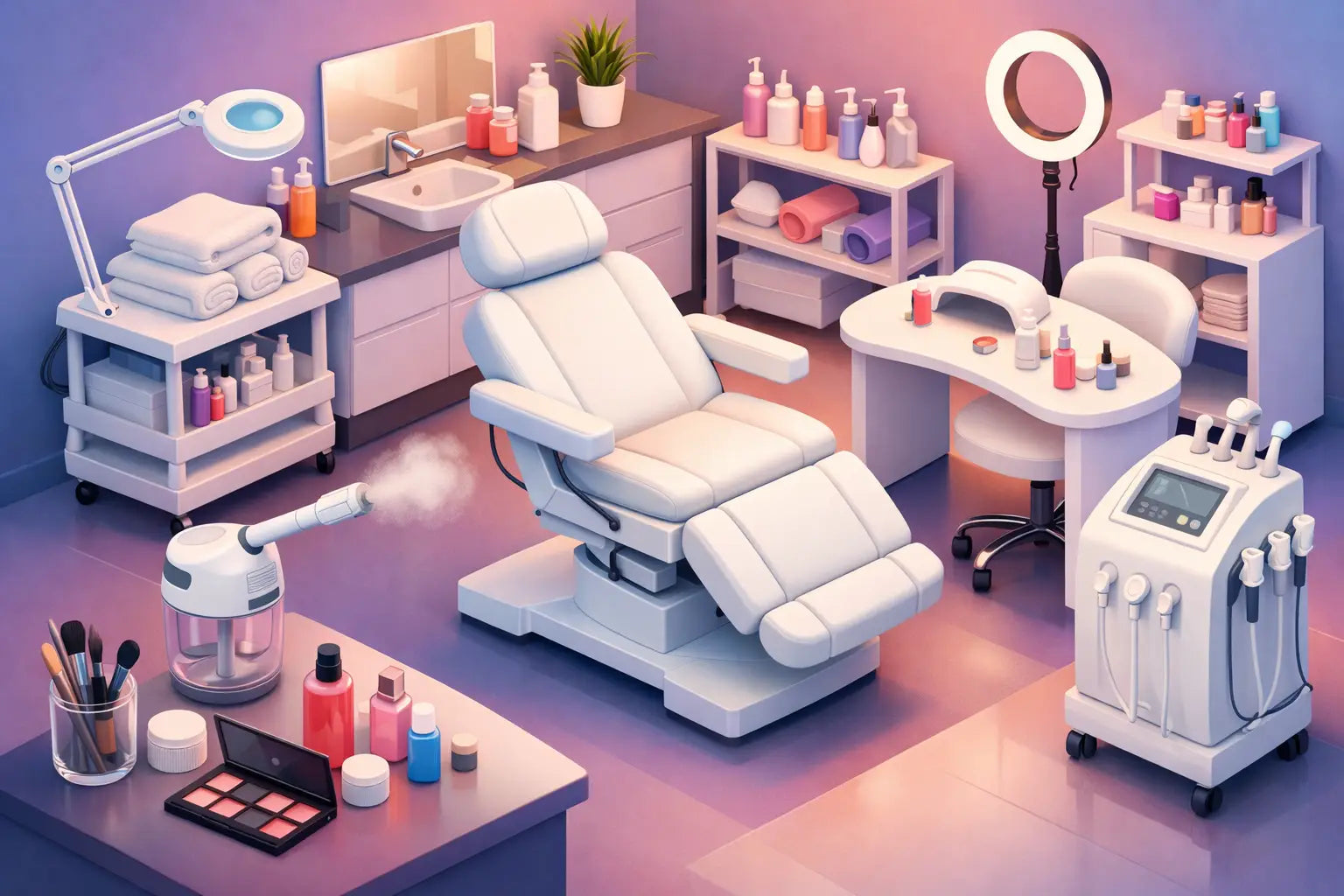 Oprema za kozmetični salon brez napak