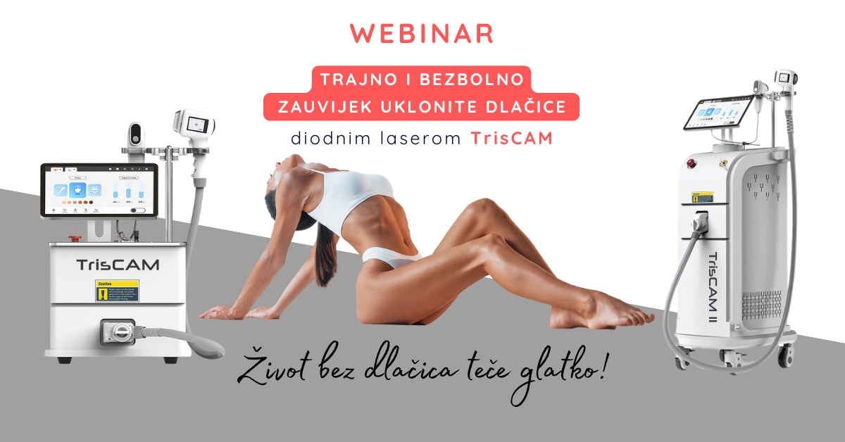 Webinar: Trajno uklanjanje dlačica diodnim laserom TrisCAM