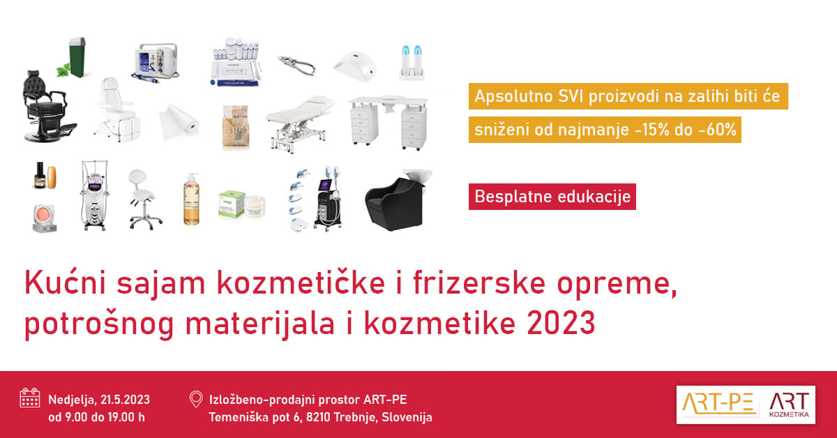 Kućni sajam kozmetičke i frizerske opreme, potrošnog materijala i kozmetike 2023