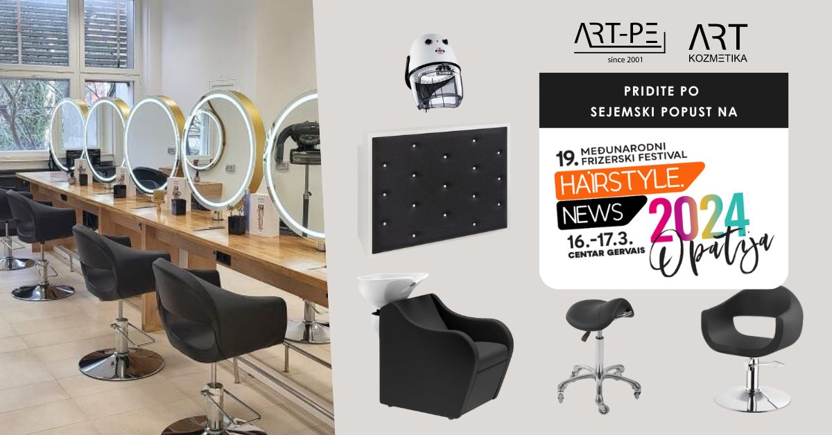 Izkoristite sejemske popuste na Hairstyle news 2024, Opatija, 16.3. in 17.3.2024