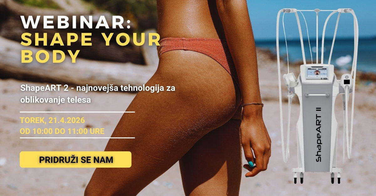 Brezplačni webinar: Shape your body - ShapeART 2 - najnovejša tehnologija za oblikovanje telesa