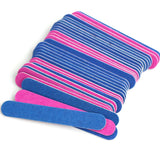 100 delni komplet pilic za pedikuro in manikuro | modro-roza