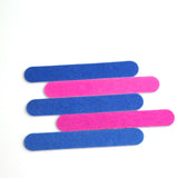 100 delni komplet pilic za pedikuro in manikuro | modro-roza