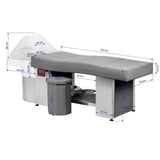 Head Spa - ležeči frizerski umivalnik 017 GABBIANO - različne barve