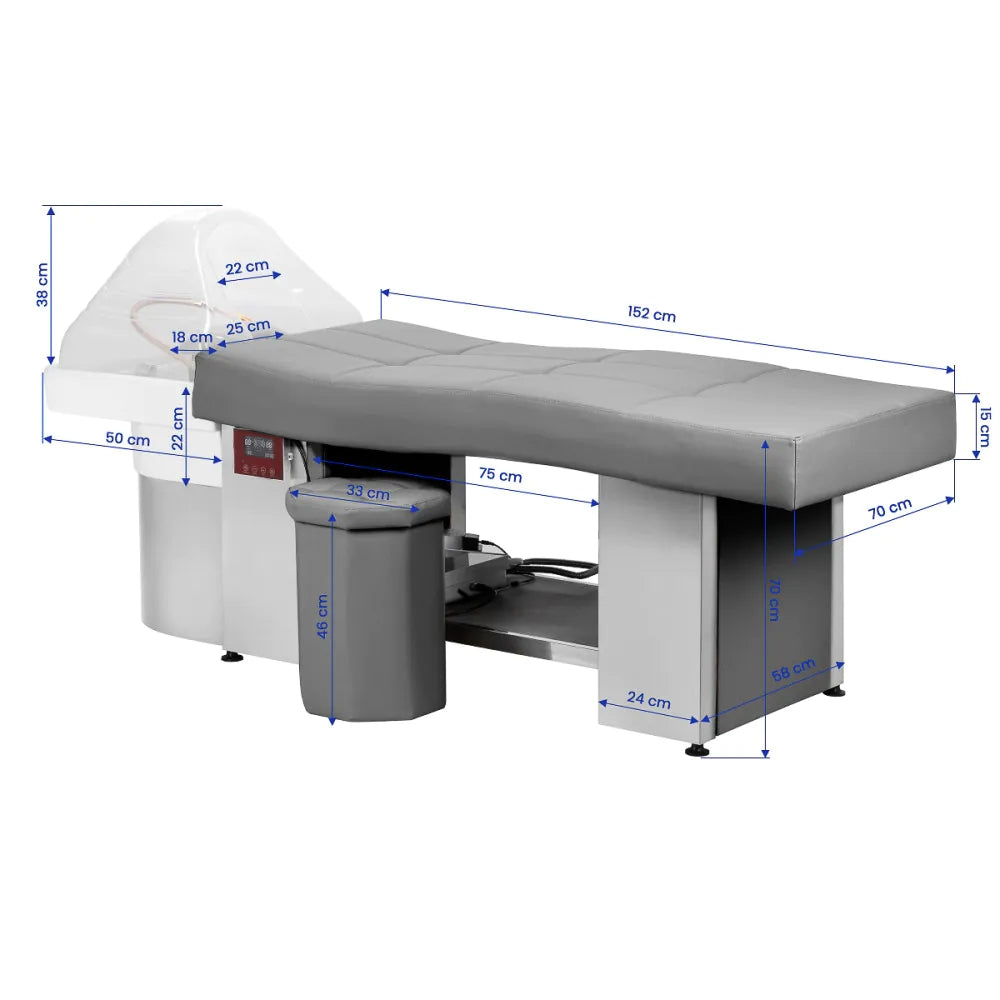 Head Spa - ležeči frizerski umivalnik 017 GABBIANO - različne barve