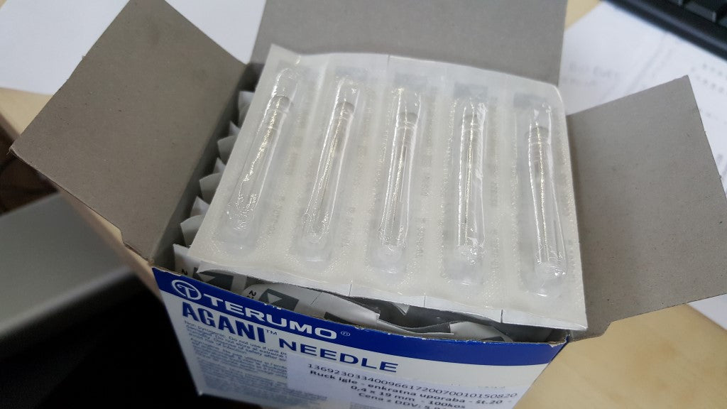 Ruck igle - enkratna uporaba - 0.4x19mm - 1/100