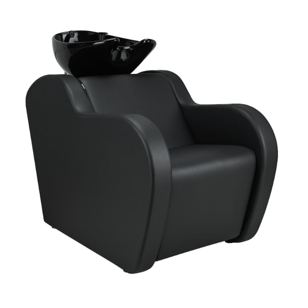 Frizerski umivalnik HOLLY XL - črn