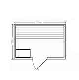 Finska savna za tri osebe | Satu