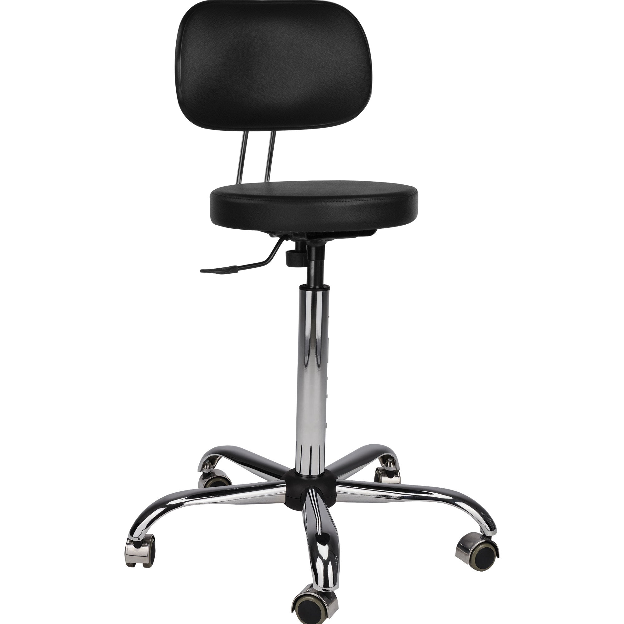 Delovni stol z naslonjalom HO-3 - črn