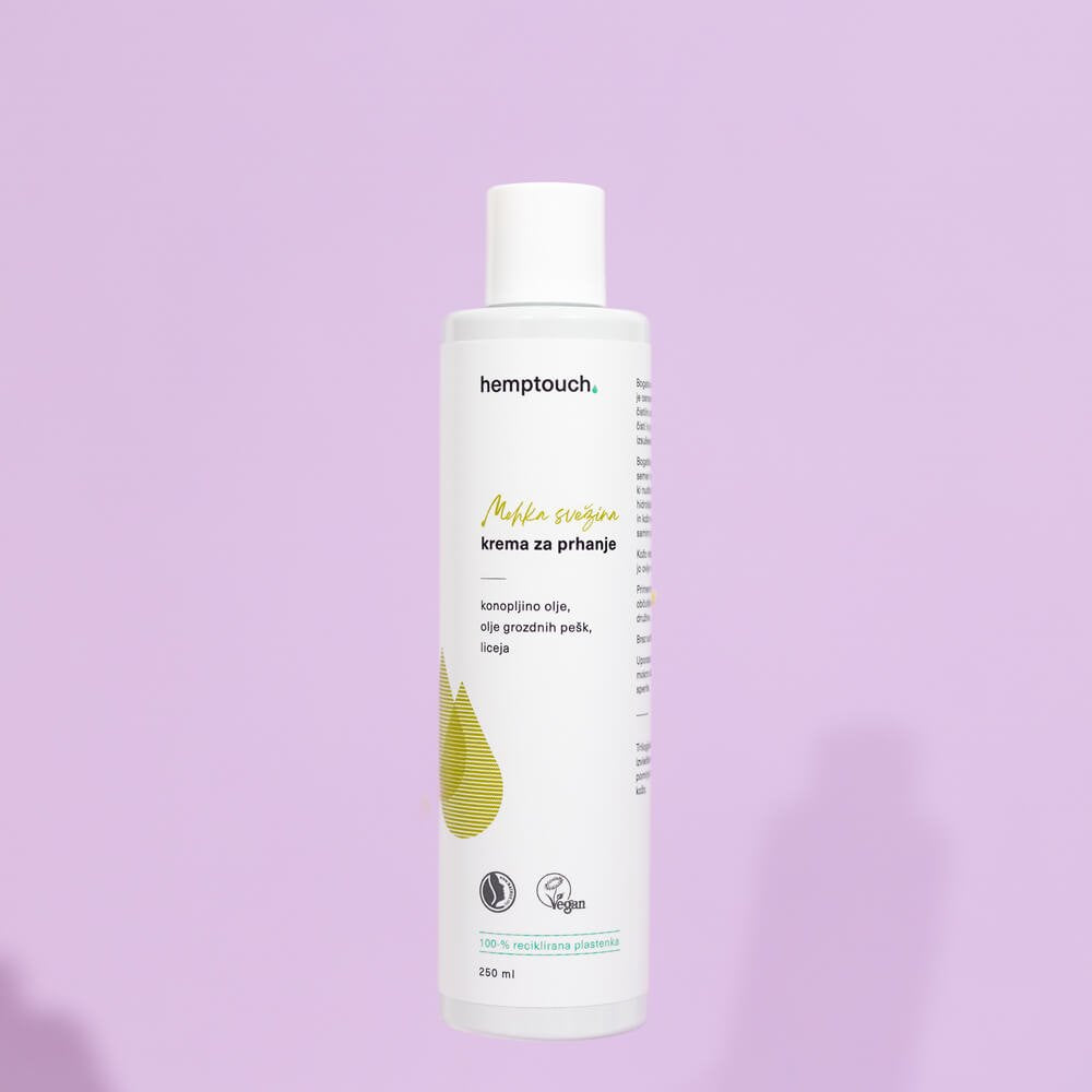 Mehka svežina krema za prhanje - Hemptouch | 250 ml