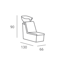 Frizerski umivalnik Lady ONE