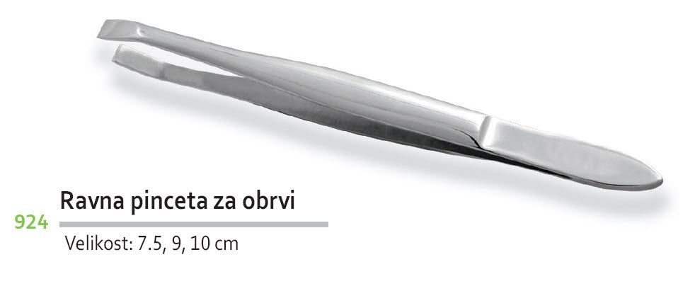 ravna pinceta za obrvi