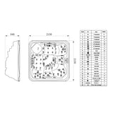 Premium masažni bazen zunanji ART - Azuro