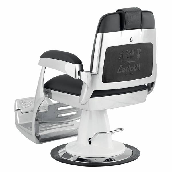 Frizerski - brivski stol Jupiter 388 - črn | Ceriotti