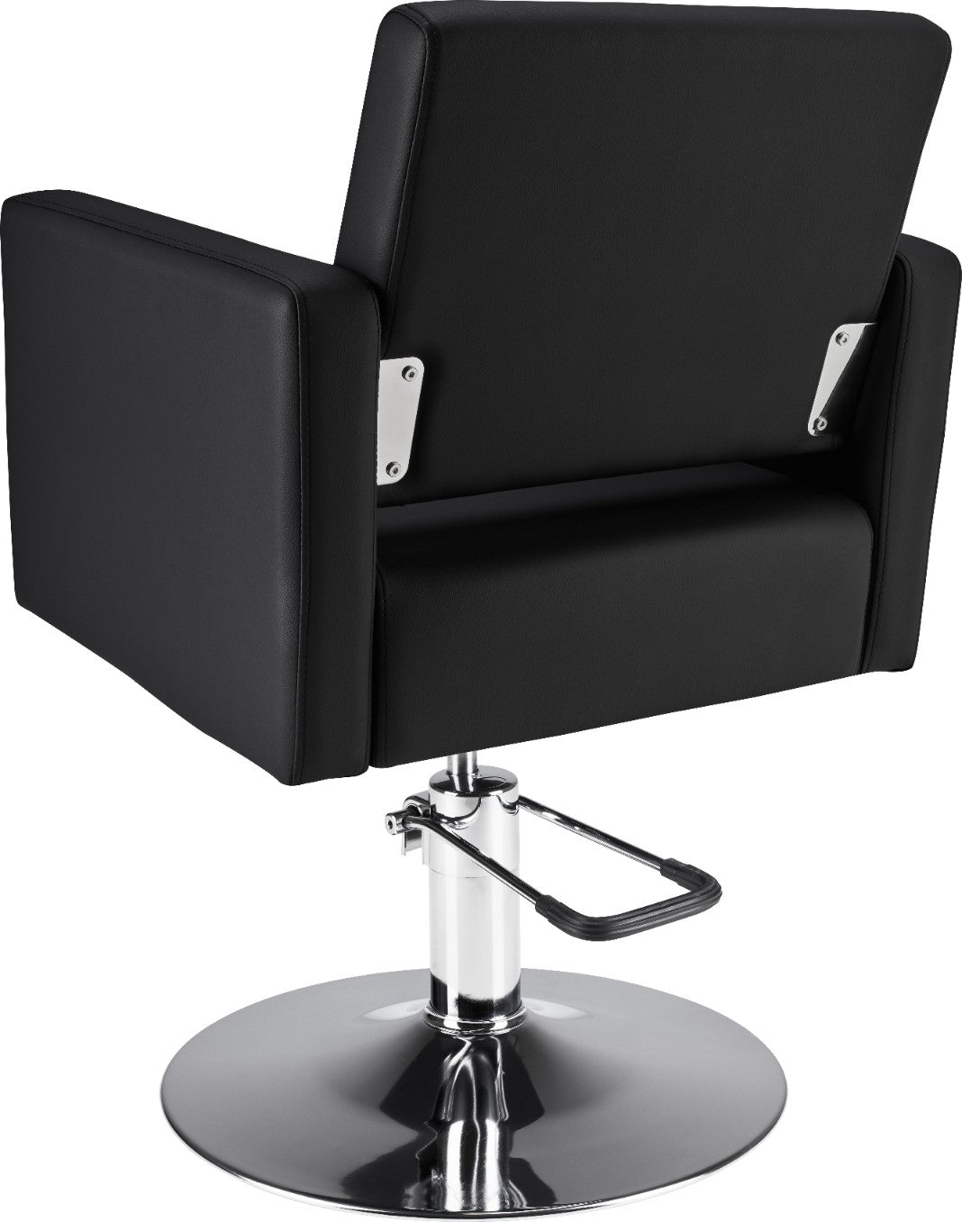 Frizerski stol Premium R (črno oblazinjenje)