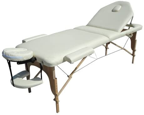 BELTnew 3-delna prenosna masažna miza - krem