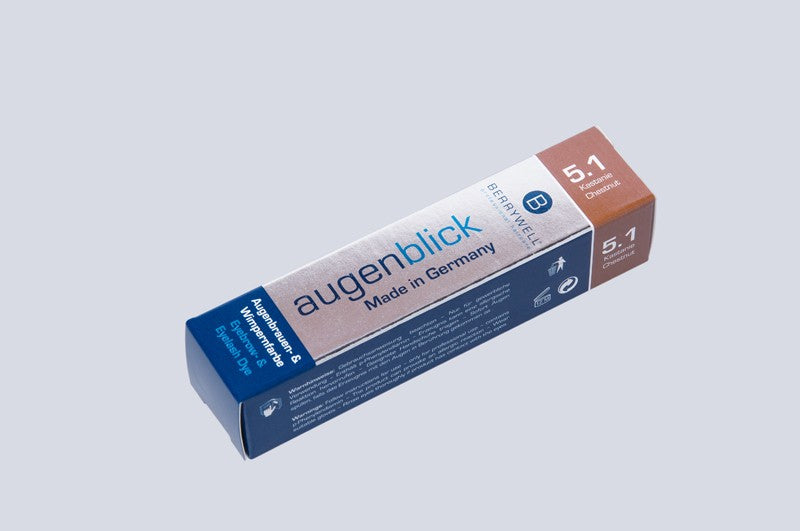 BERRYWELL® barva za trepalnice in obrvi 15ml - kostanjeva | št. 5.1