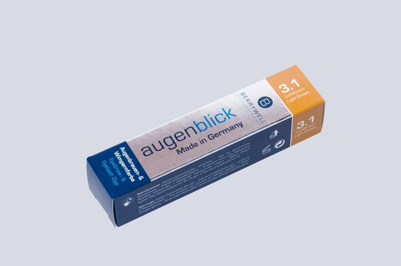 BERRYWELL® barva za trepalnice in obrvi 15ml - svetlo rjava | št. 3.1 