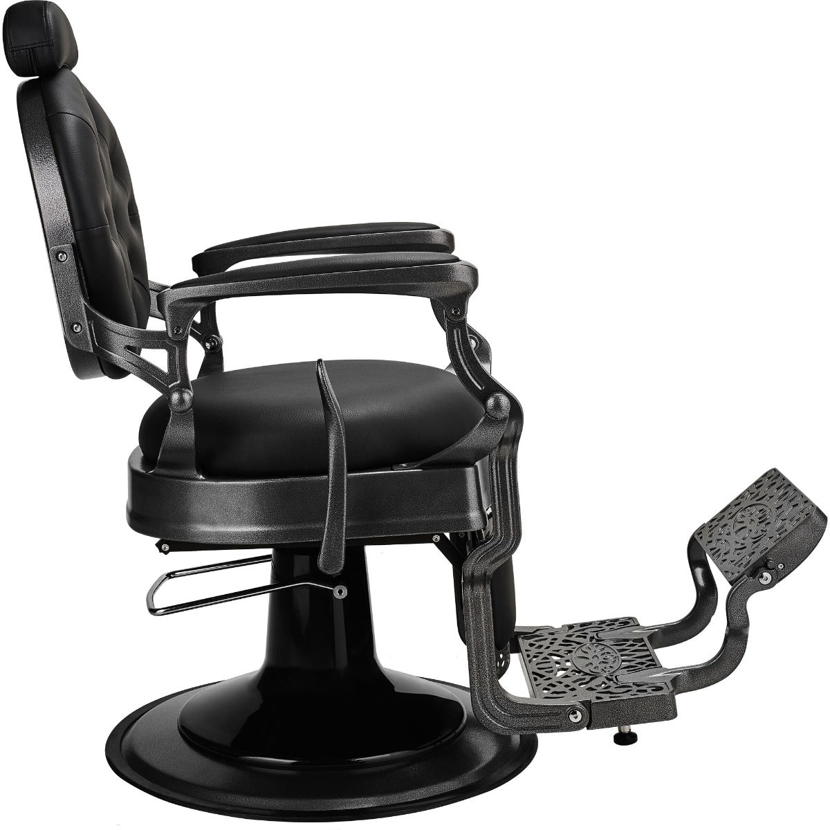 Brivski stol Tommy - črn