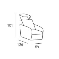 Frizerski umivalnik Luna