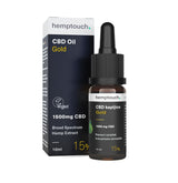 CBD kapljice Gold 1500mg CBD Hemptouch 10ml (15%)
