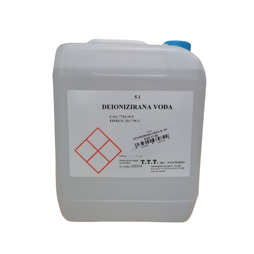 Deionizirana voda 5L