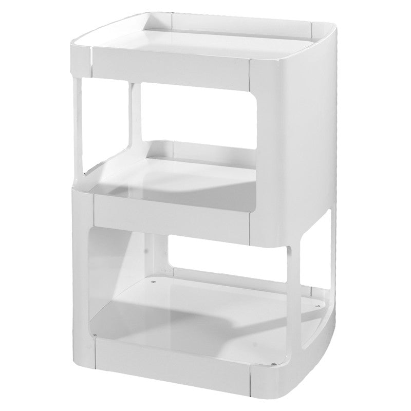 Voziček za odlaganje CON-FORT | lesen, bel