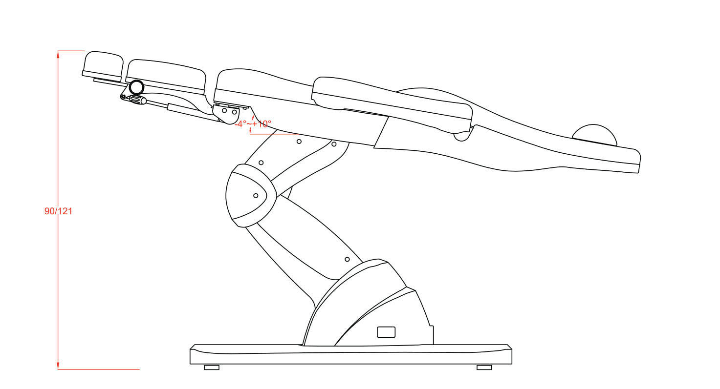 Električen pedikerski stol Fox-2244A  Cubo 