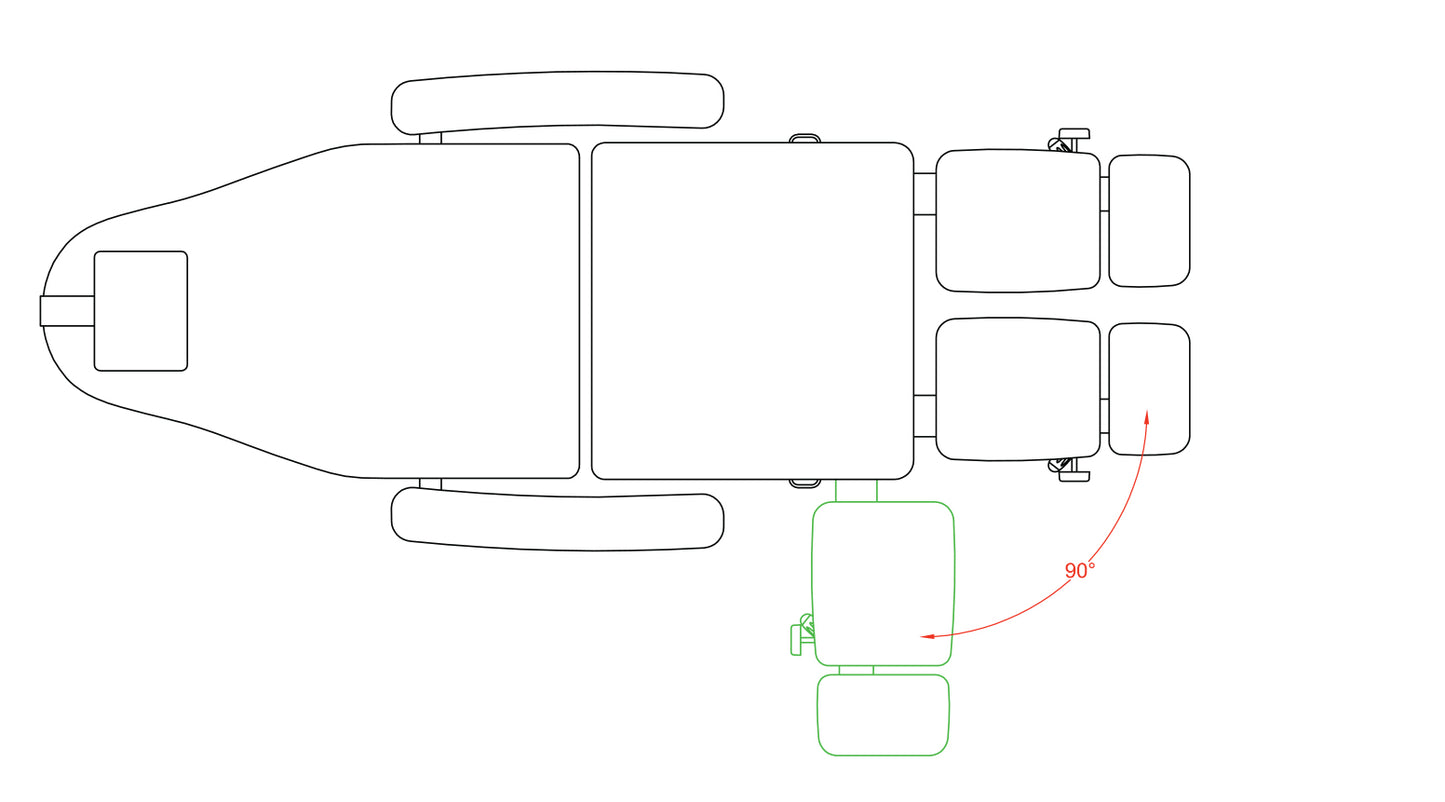 Električen pedikerski stol Fox-2244A  Cubo 