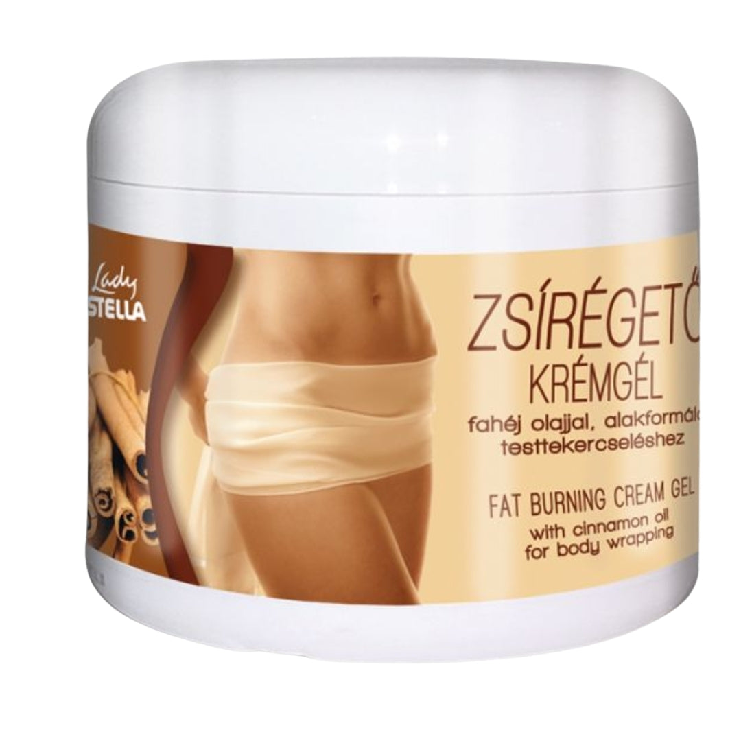 Fat burning kremni gel z eteričnim oljem cimeta za preoblikovanje telesa, body wrapping 500ml