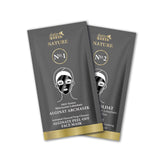 Golden GREEN Nature čistilna Peel of obrazna maska z aktivnim ogljem in aktivator 10g + 30ml