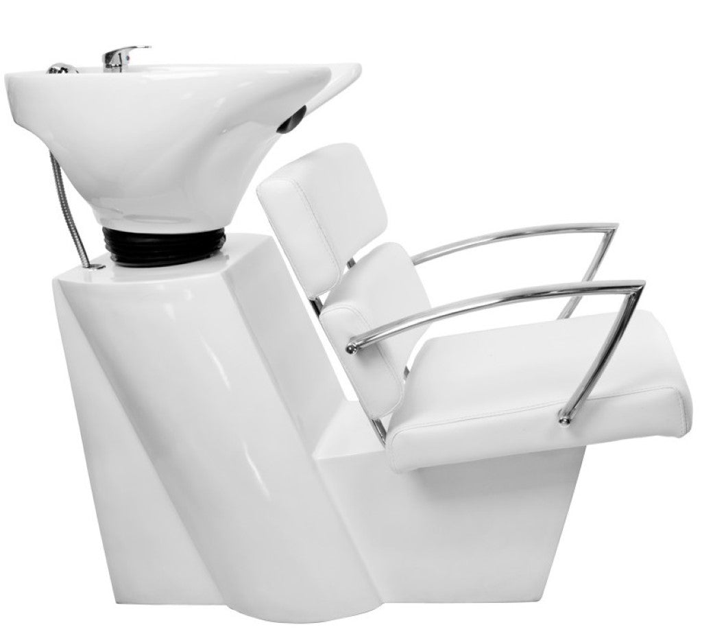 Frizerski umivalnik - AS 0421a - bel