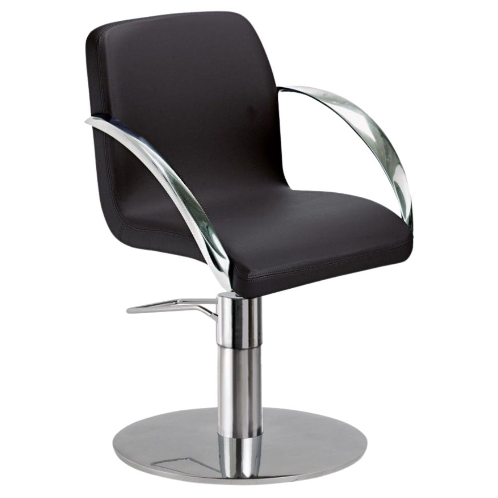 Frizerski stol Giorgia črn | Ceriotti
