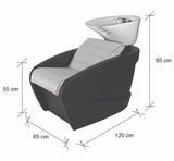 Frizerski umivalnik - Vanity bel dimenzije