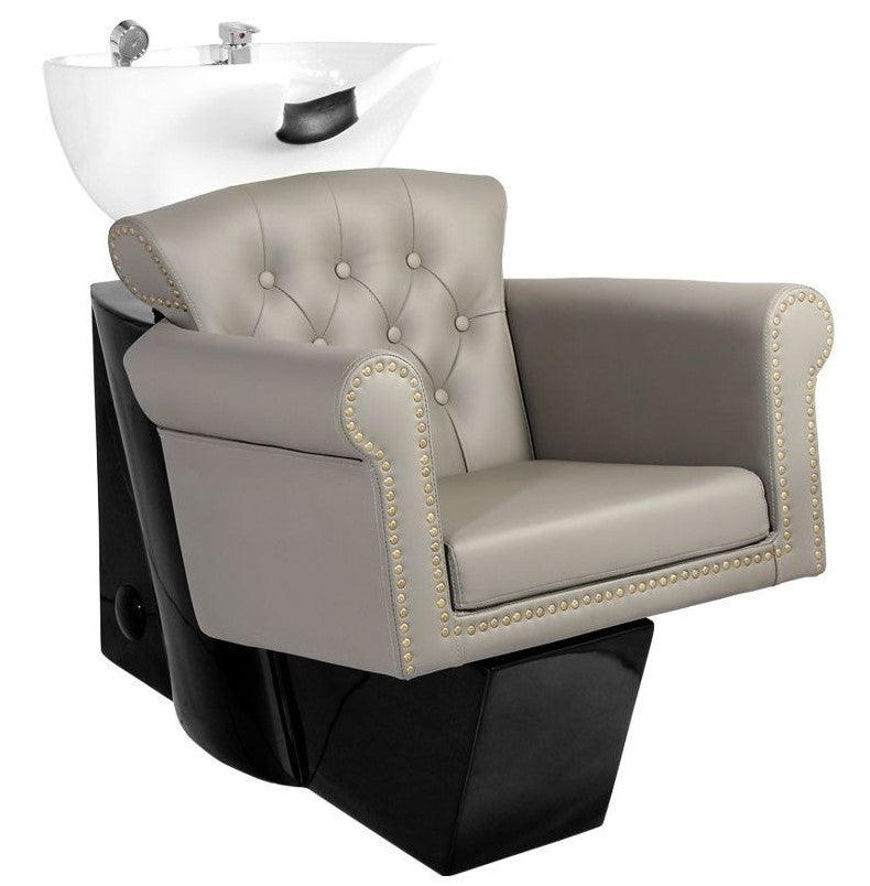 Frizerski umivalnik Berlin - siv