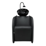 Frizerski umivalnik LEVANTE XL - črn