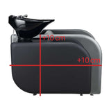 Frizerski umivalnik LEVANTE XL - črn