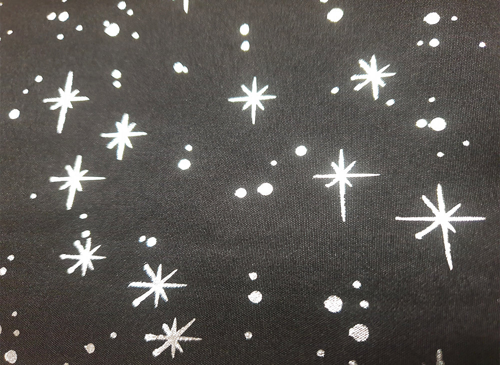 Frizersko ogrinjalo - pregrinjalo Chromwell 125x145 cm - vodoodporno - črni sijaj