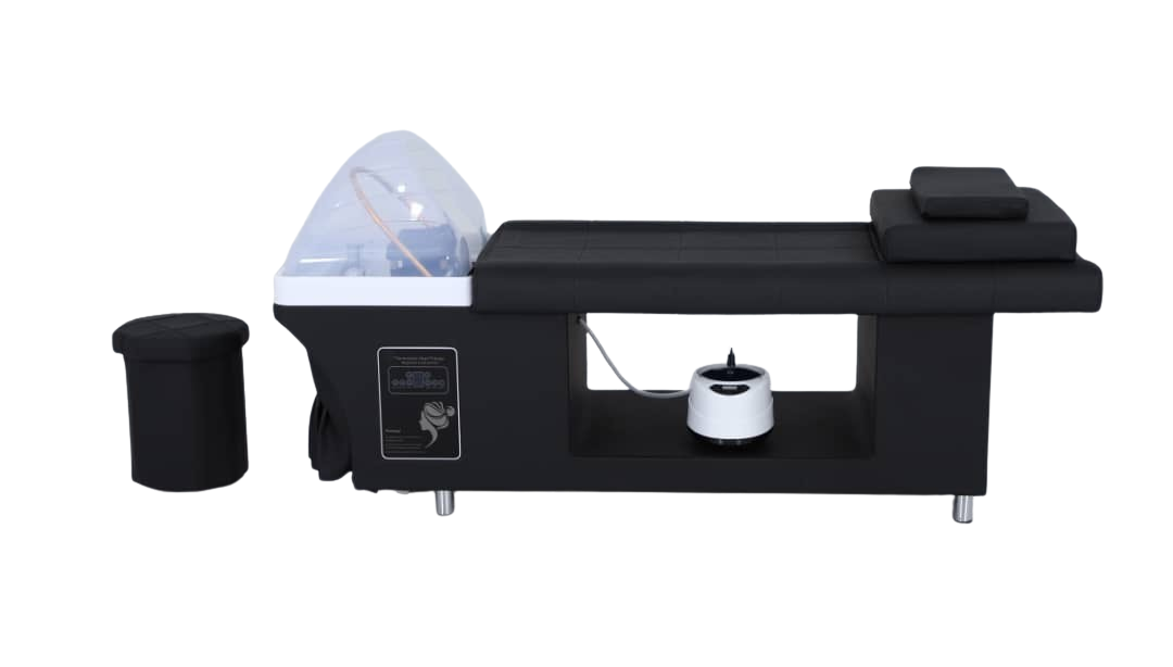 Head Spa NOIR - ležeči frizerski umivalnik z masažno funkcijo