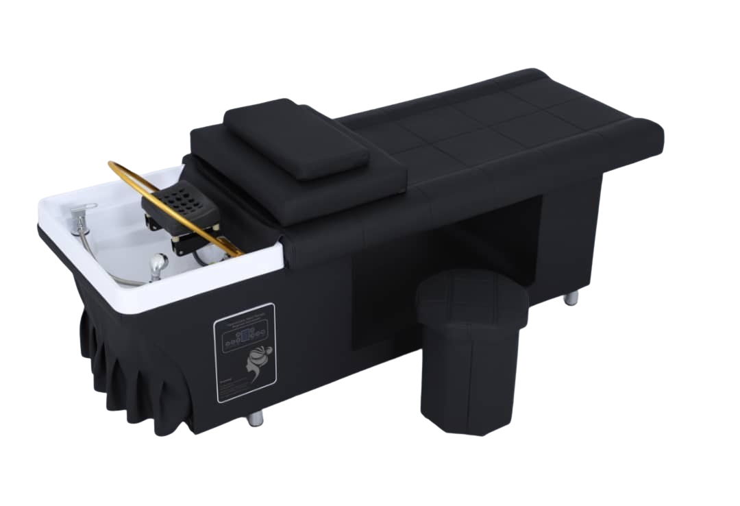 Head Spa NOIR - ležeči frizerski umivalnik z masažno funkcijo