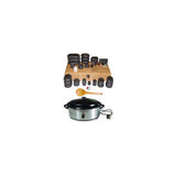 Hot Stone - vroči kamni - set z grelcem 64 delni