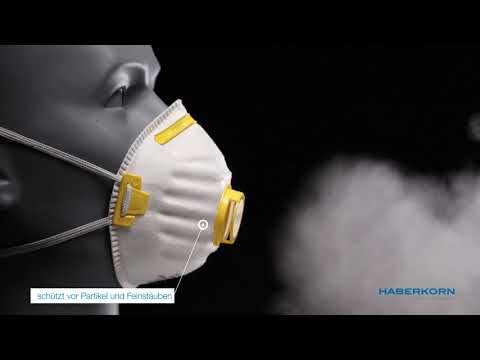 FFP3 maska z izdihovalnim ventilom - 5 kos