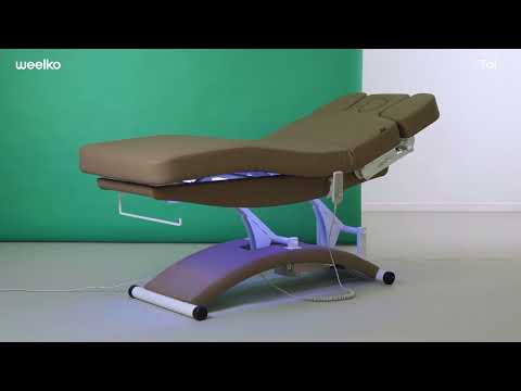 Električna masažna miza Tal - bela - 3x motor z ogrevanjem