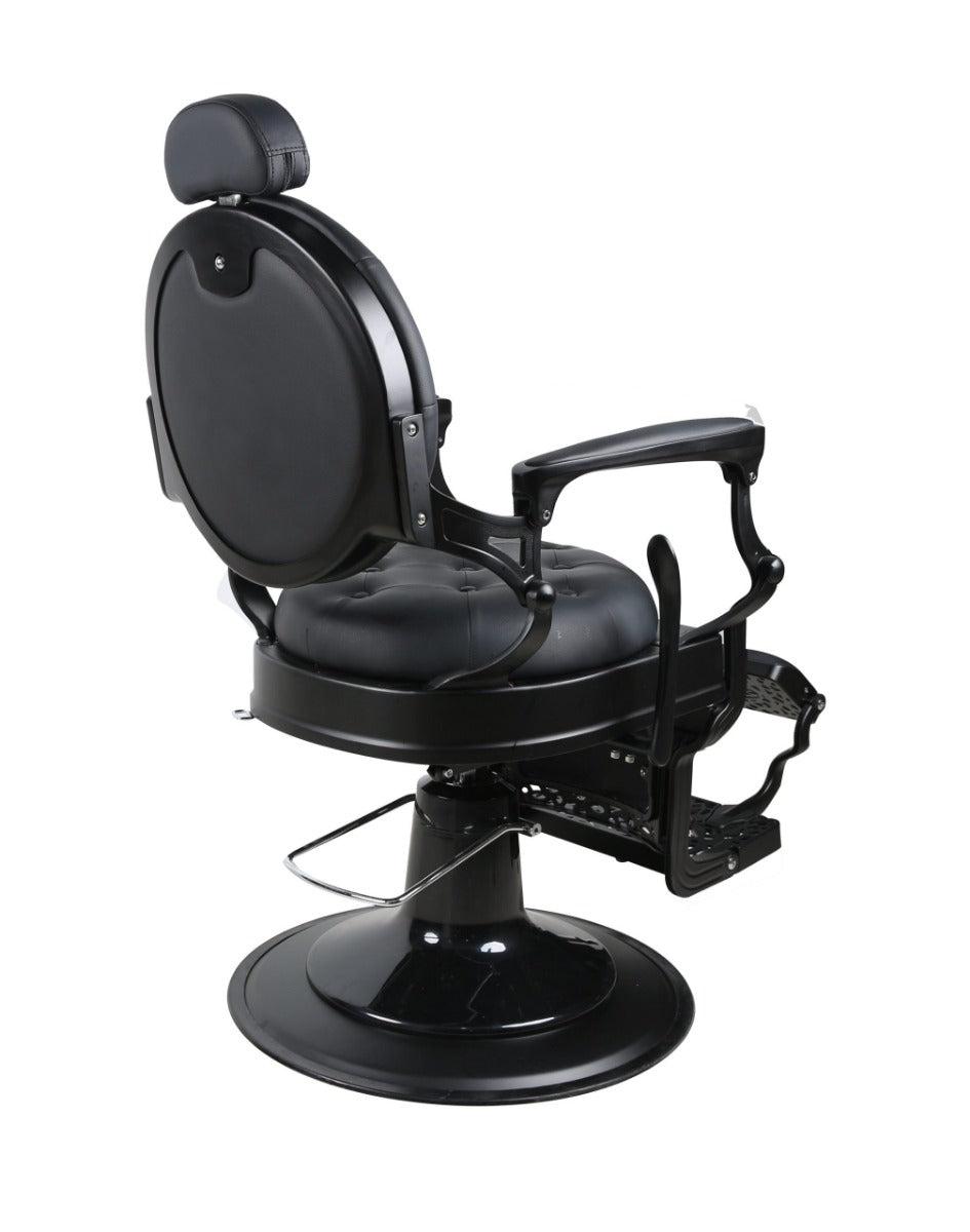 Brivski stol Royal, črn