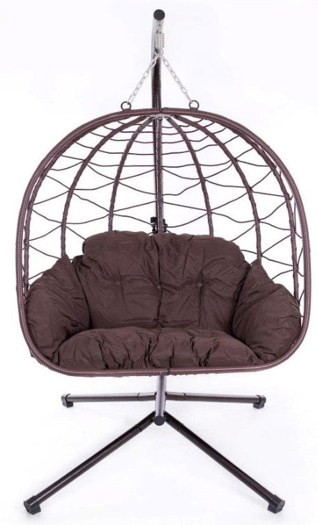 Viseči vrtni gugalnik jajček | veliki | za dve osebi