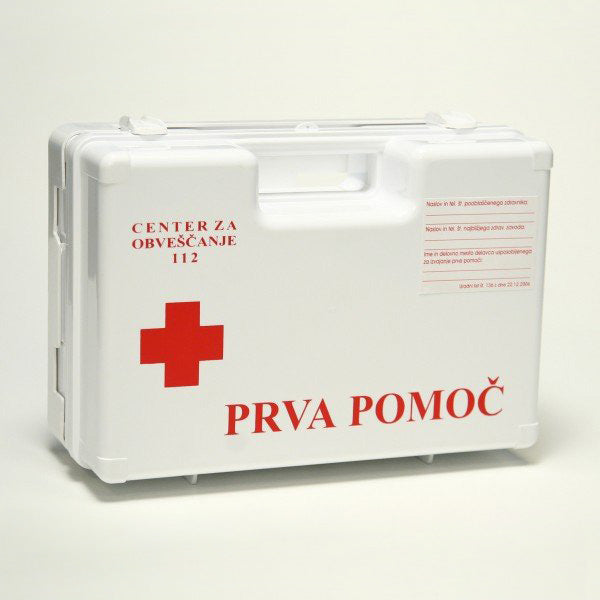 Prenosni komplet prve pomoči kovček omarica