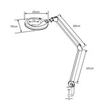 Kozmetična lupa - Magni 5x povečava dimenzije