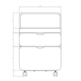 Kozmetični voziček - predalnik FOX-1064 TIDY