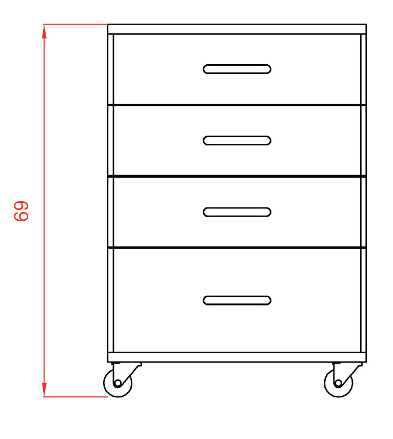 Kozmetični voziček Fox-1032  Handy 